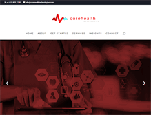 Tablet Screenshot of corehealthtechnologies.com